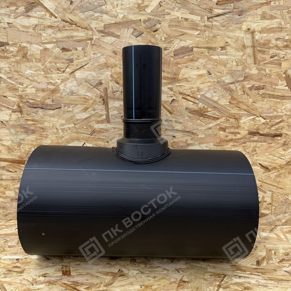 Тройник ПНД 355х110 мм SDR 11 с монолитным корпусом