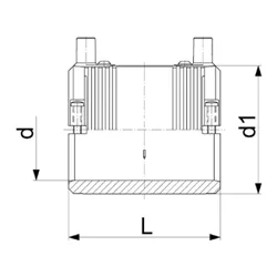 Муфта электросварная 63 мм SDR 11 GF (Georg Fischer)