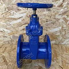 Задвижка клиновая с обрезиненным клином 30ч39р Ду100 Ру10/16 (РФ)